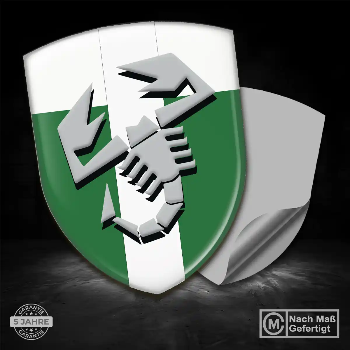 Abarth Emblem Wappen Aufkleber Auto Premiumqualität