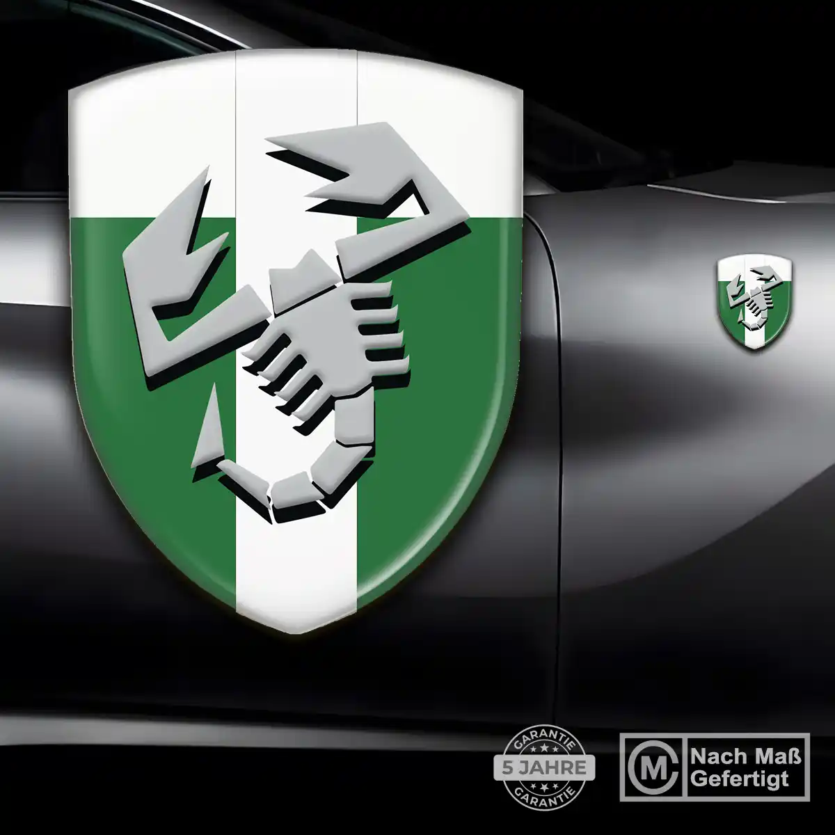 Abarth Emblem Wappen Aufkleber Auto Premiumqualität