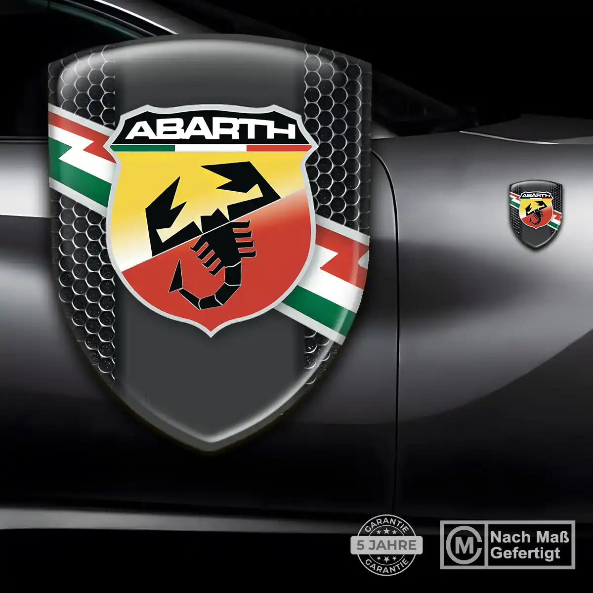 Abarth Emblem Wappen Aufkleber Auto Stilvolles Design