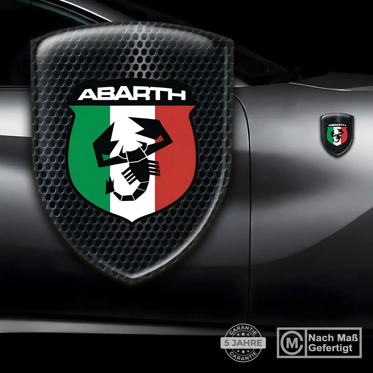 Abarth Emblem Wappen Aufkleber Überzeugende Qualität
