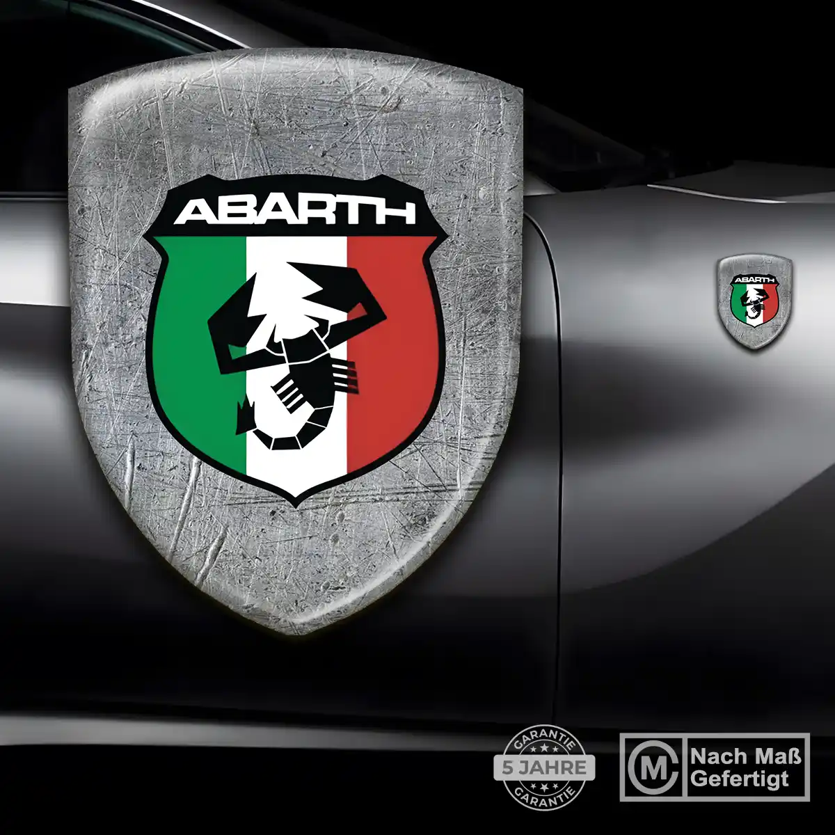 Abarth Emblem Wappen Aufkleber Erstklassige Qualität