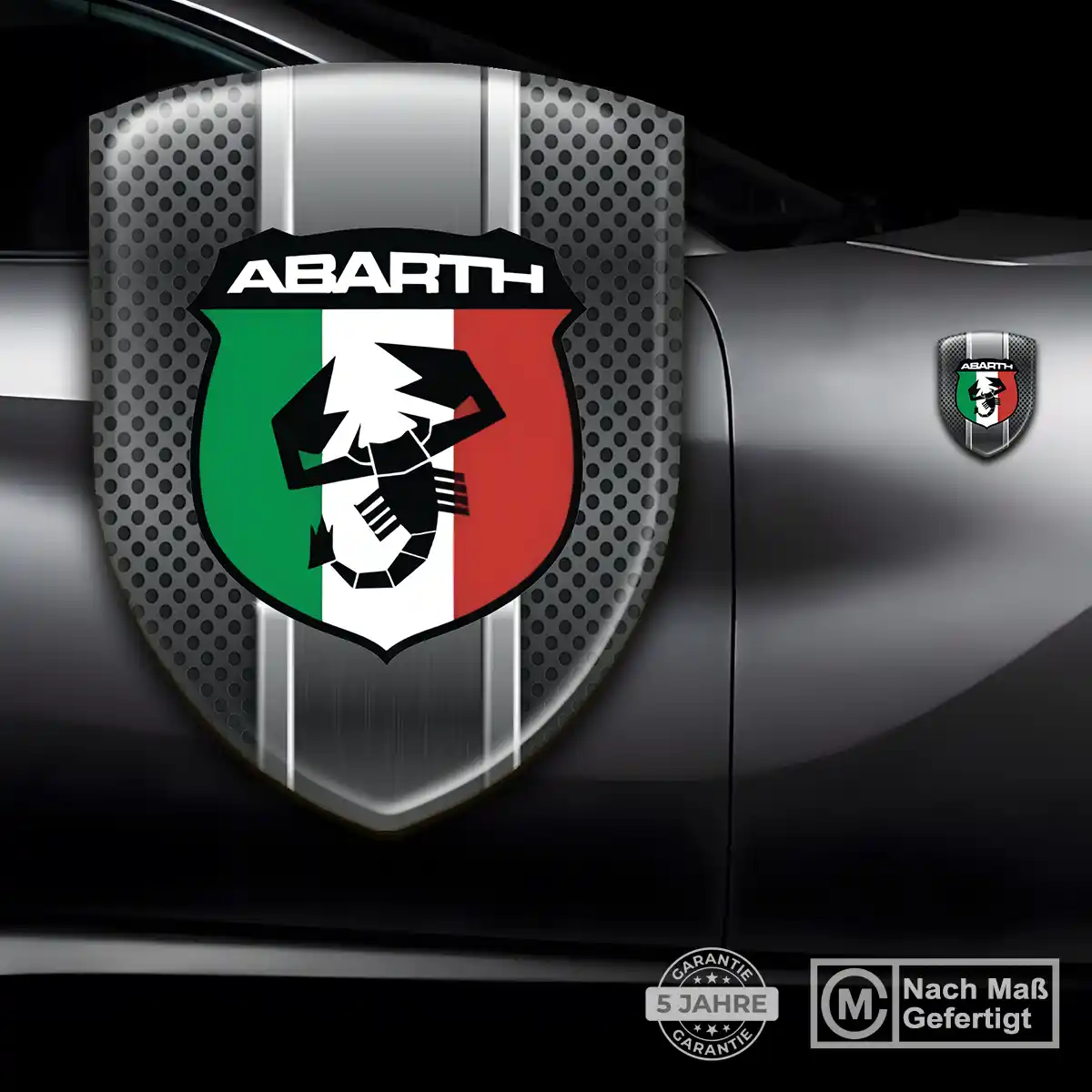 Abarth Emblem Wappen Aufkleber Exterieurdesign