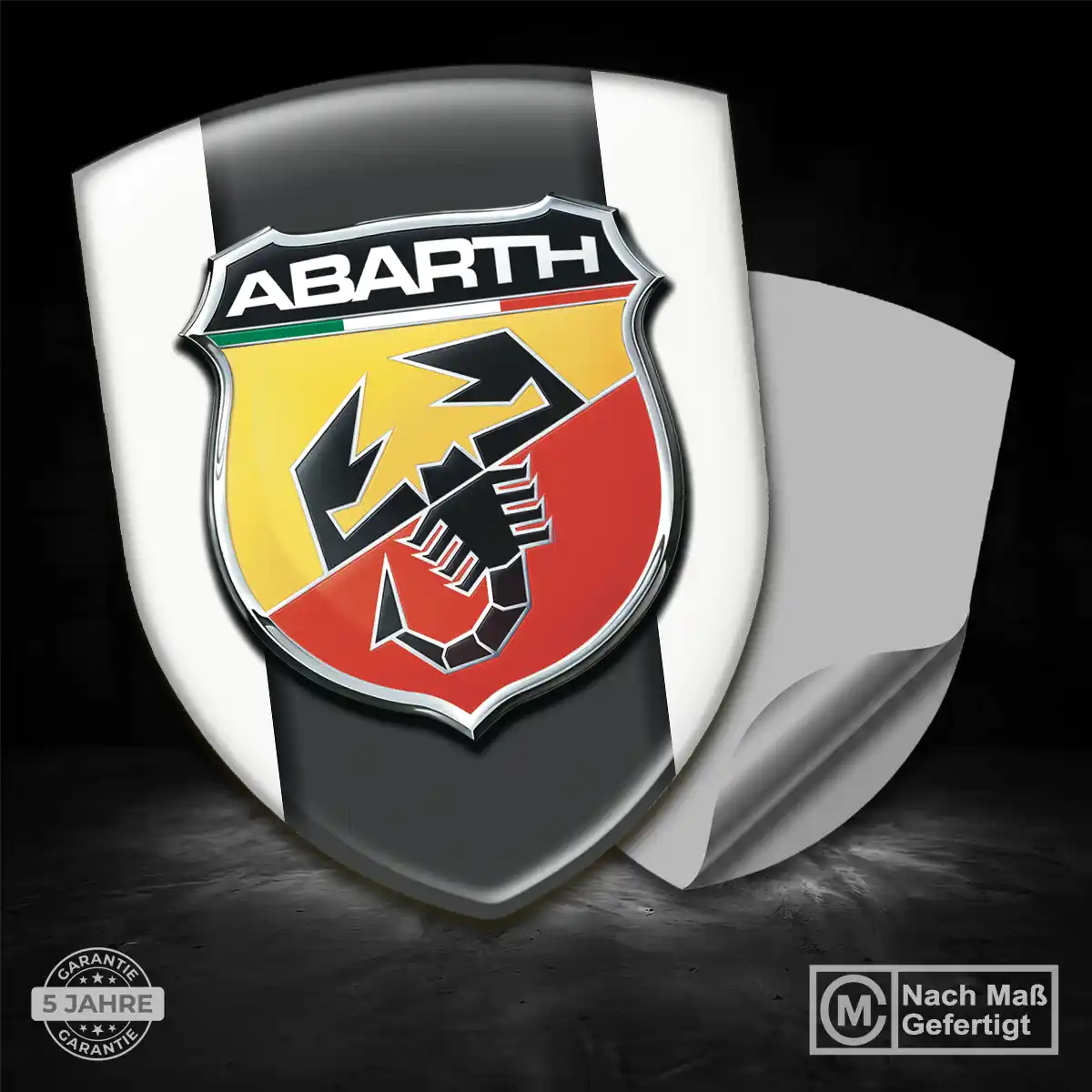 Abarth Emblem Wappen Aufkleber Limitierte Auflage