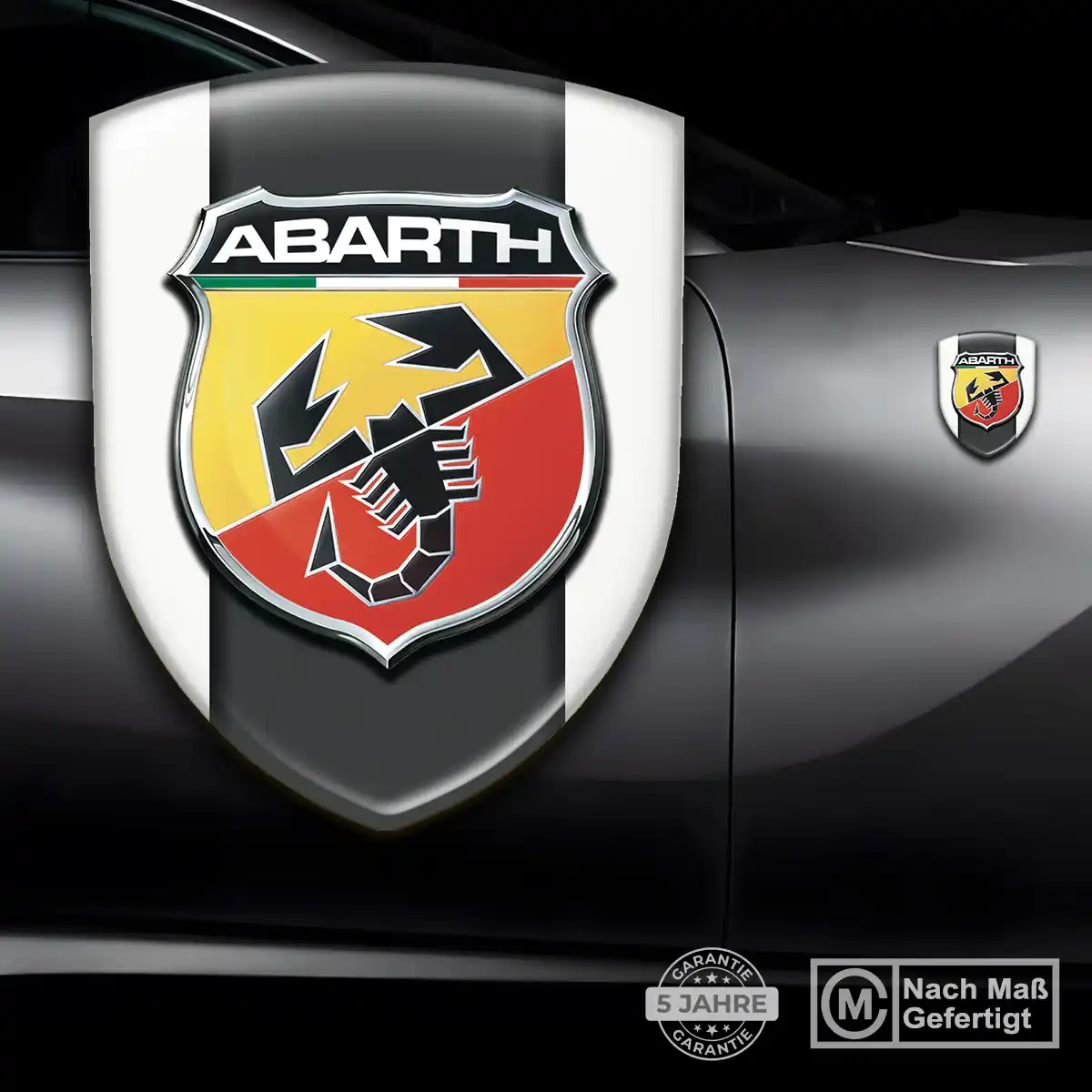 Abarth Emblem Wappen Aufkleber Limitierte Auflage