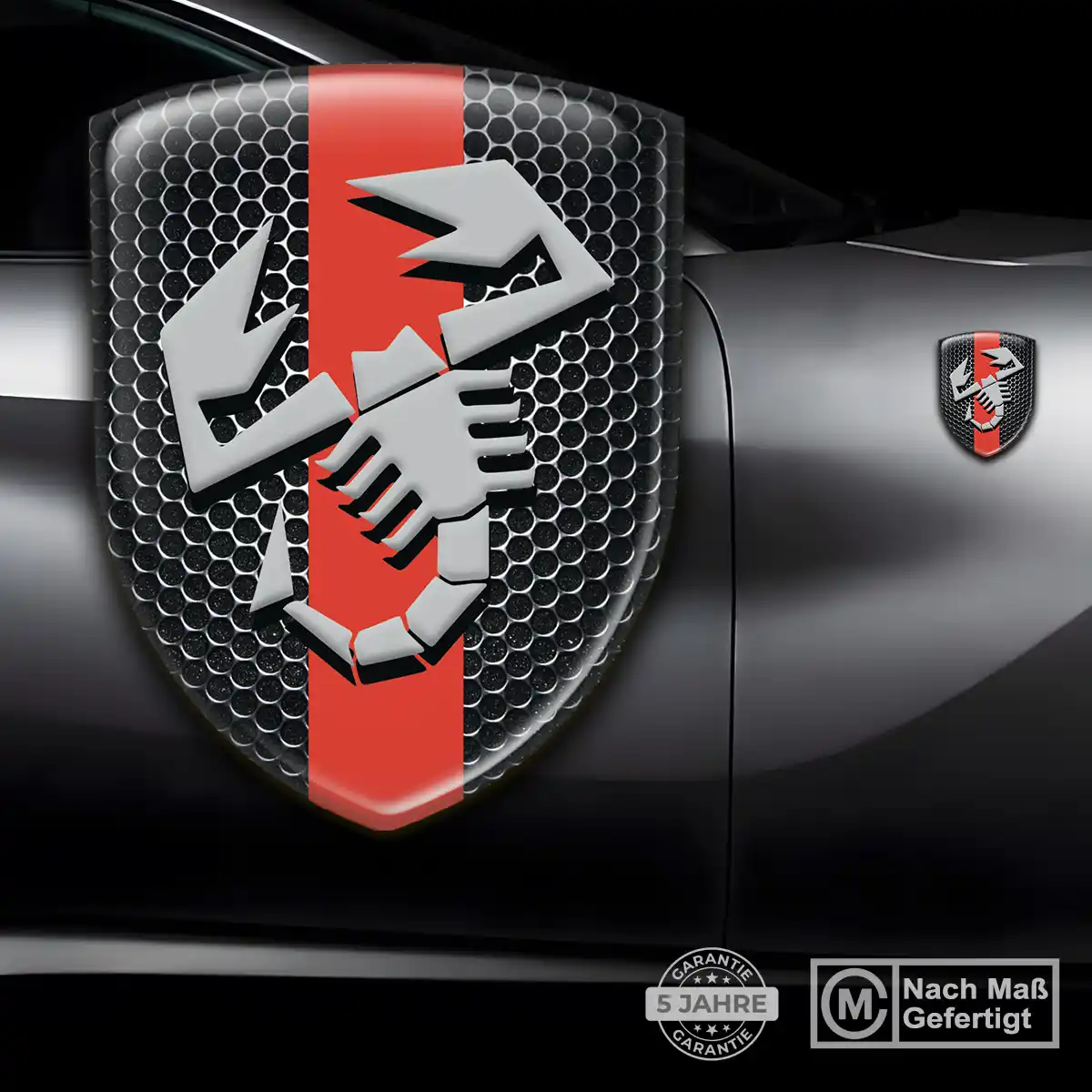 Abarth Emblem Wappen Aufkleber Markenedition
