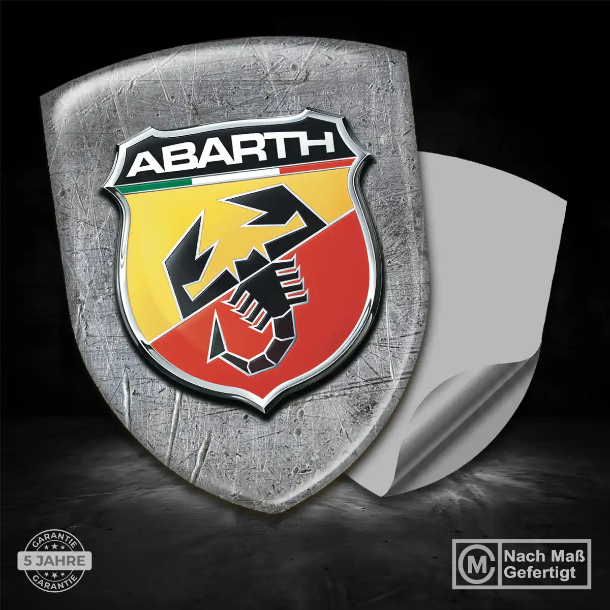 Abarth Emblem Wappen Aufkleber Premium-Edition