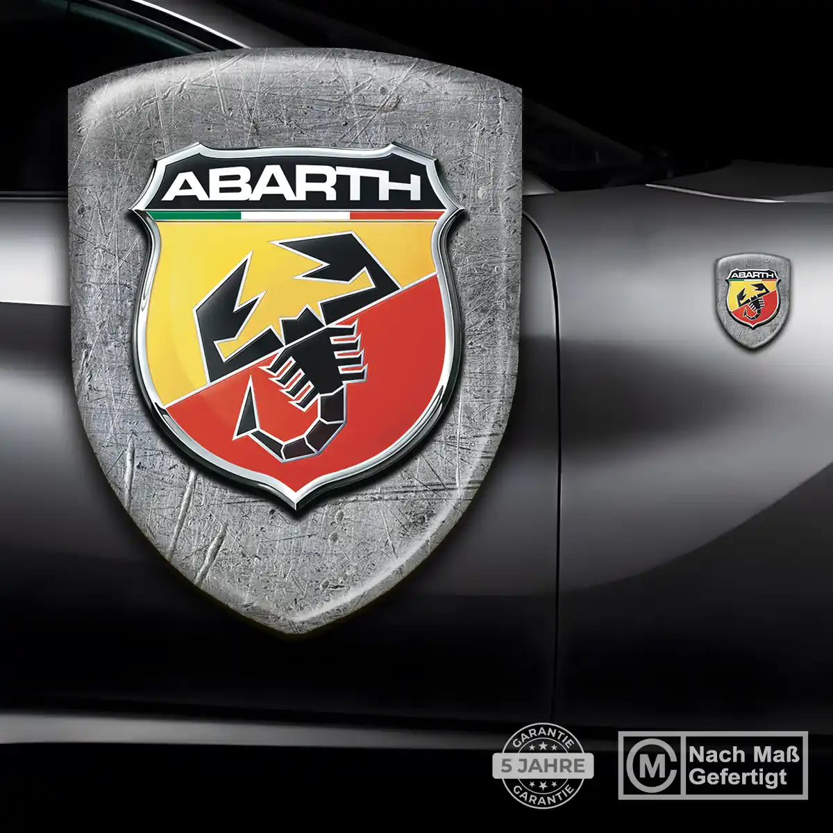 Abarth Emblem Wappen Aufkleber Premium-Edition