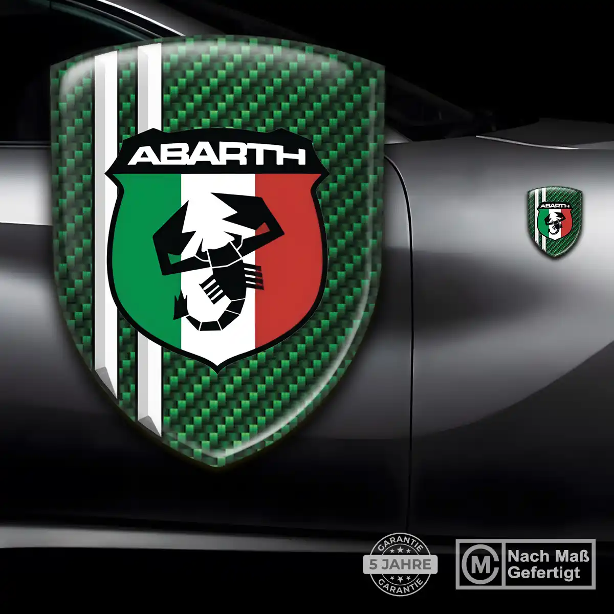Abarth Emblem Wappen Aufkleber Spitzenqualität
