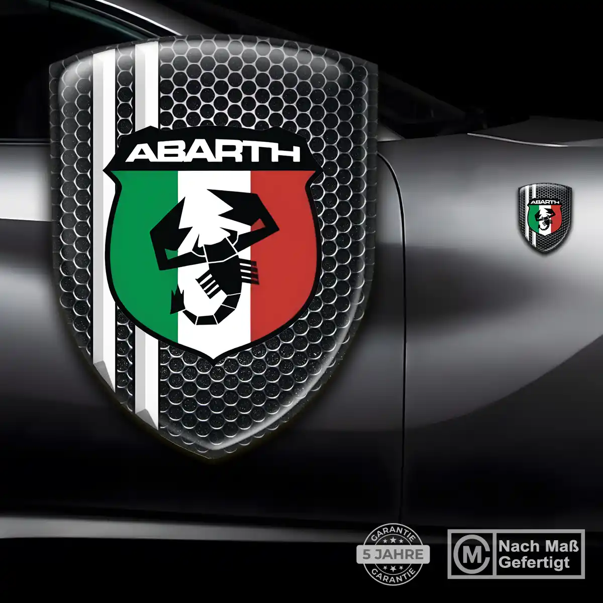 Abarth Emblem Wappen Auto Ausdrucksstarkes Design