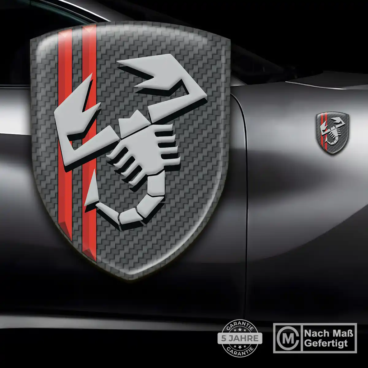 Abarth Emblem Wappen Auto Exterieurdesign