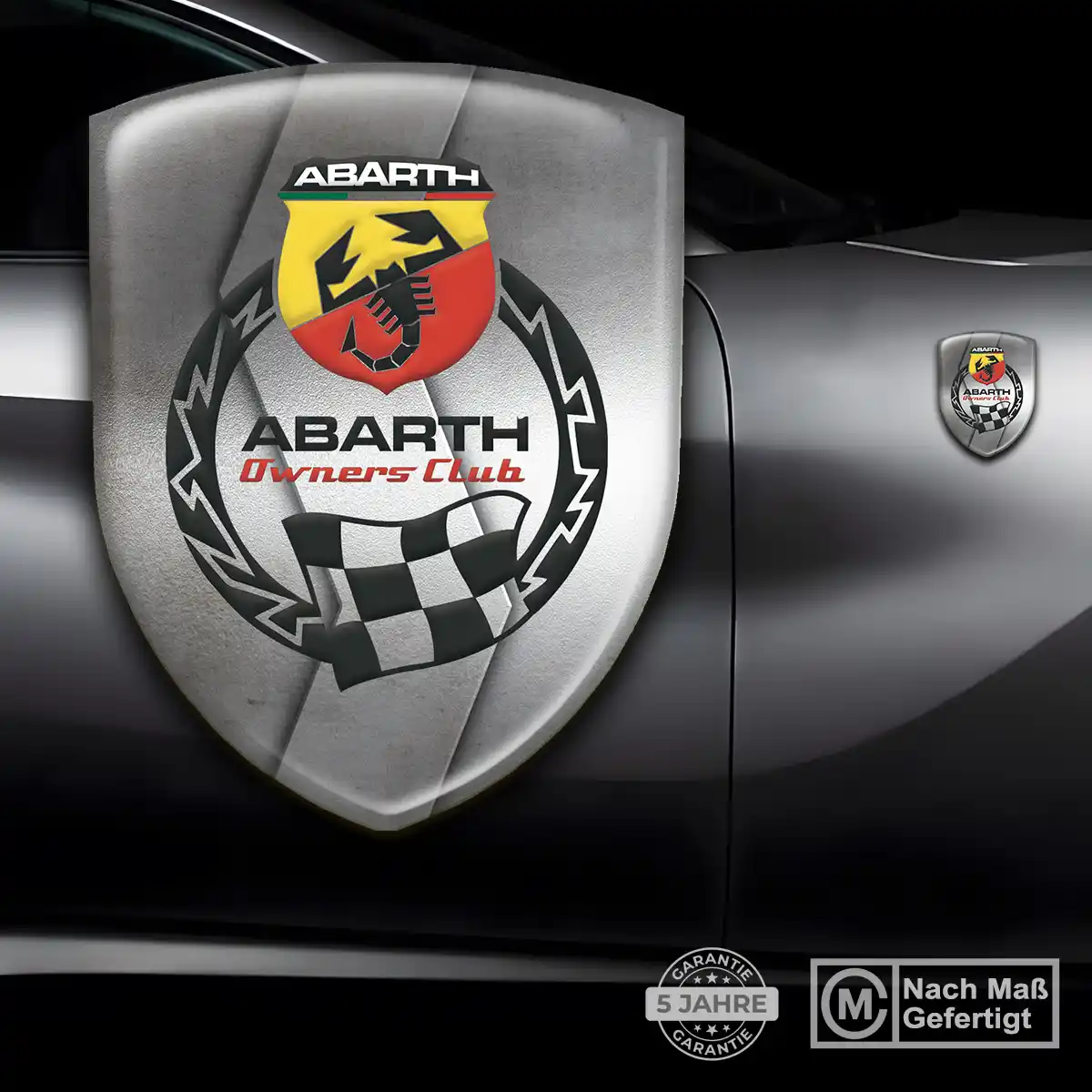 Abarth Emblem Wappen Auto Hohe Qualität