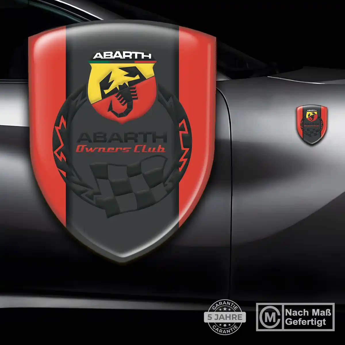 Abarth Emblem Wappen Auto Luxus-Edition
