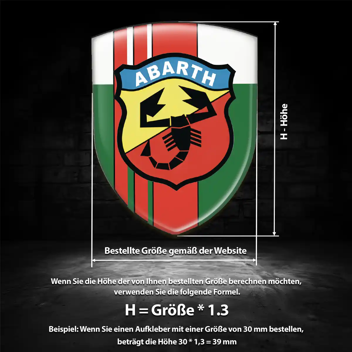 Abarth Emblem Wappen Auto Modernes Design