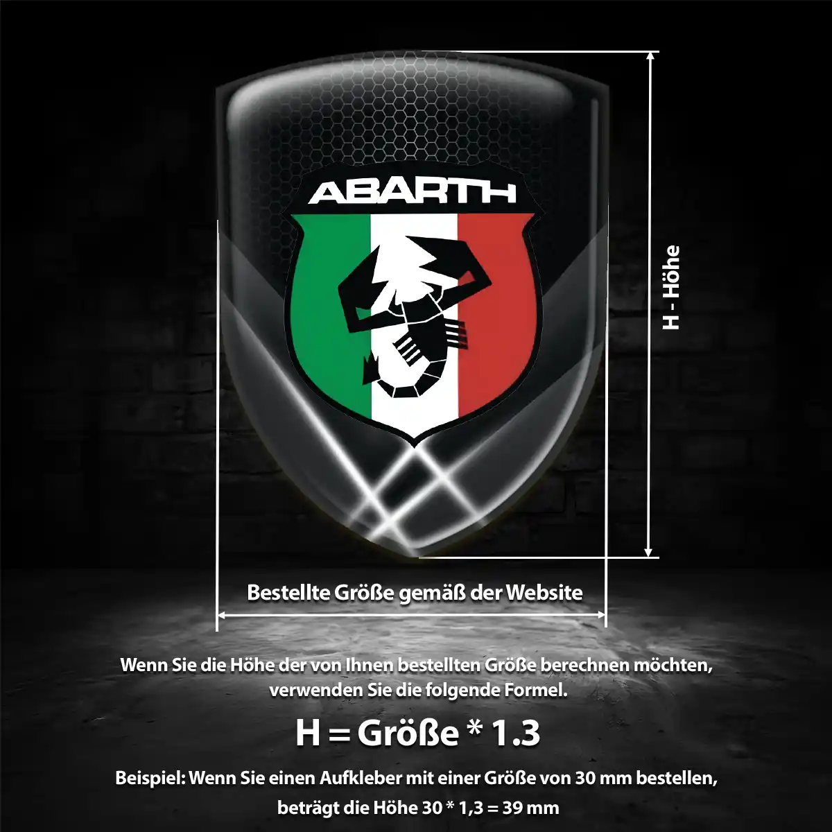 Abarth Emblem Wappen Elegantes Design