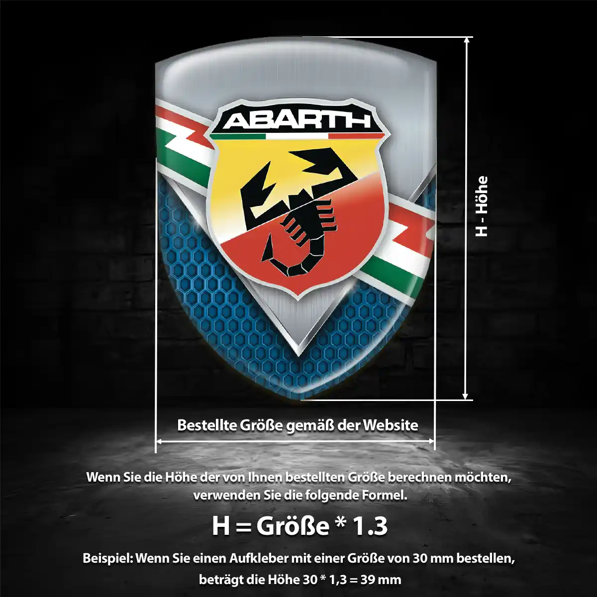 Abarth Emblem Wappen Markenedition