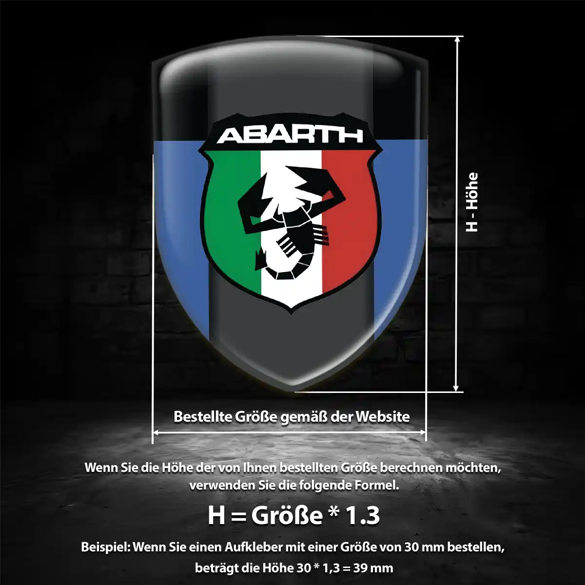 Abarth Emblem Wappen Stilvolles Design