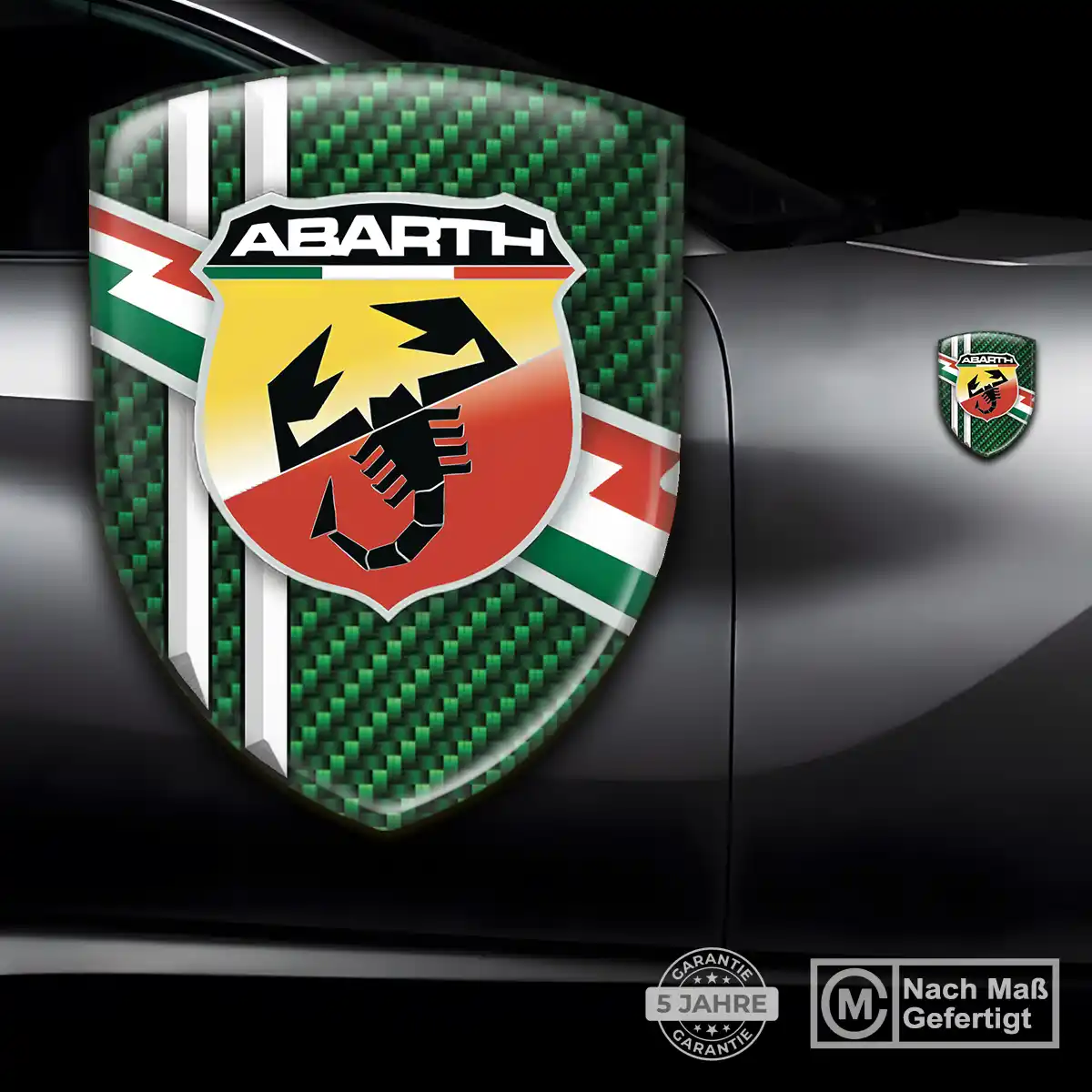Abarth Emblem Wappen Tuningfahrzeug