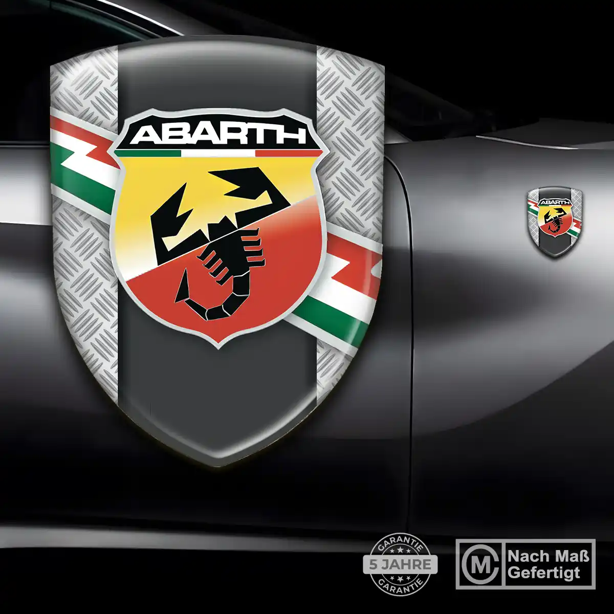 Abarth Embleme Anspruchsvolles Design