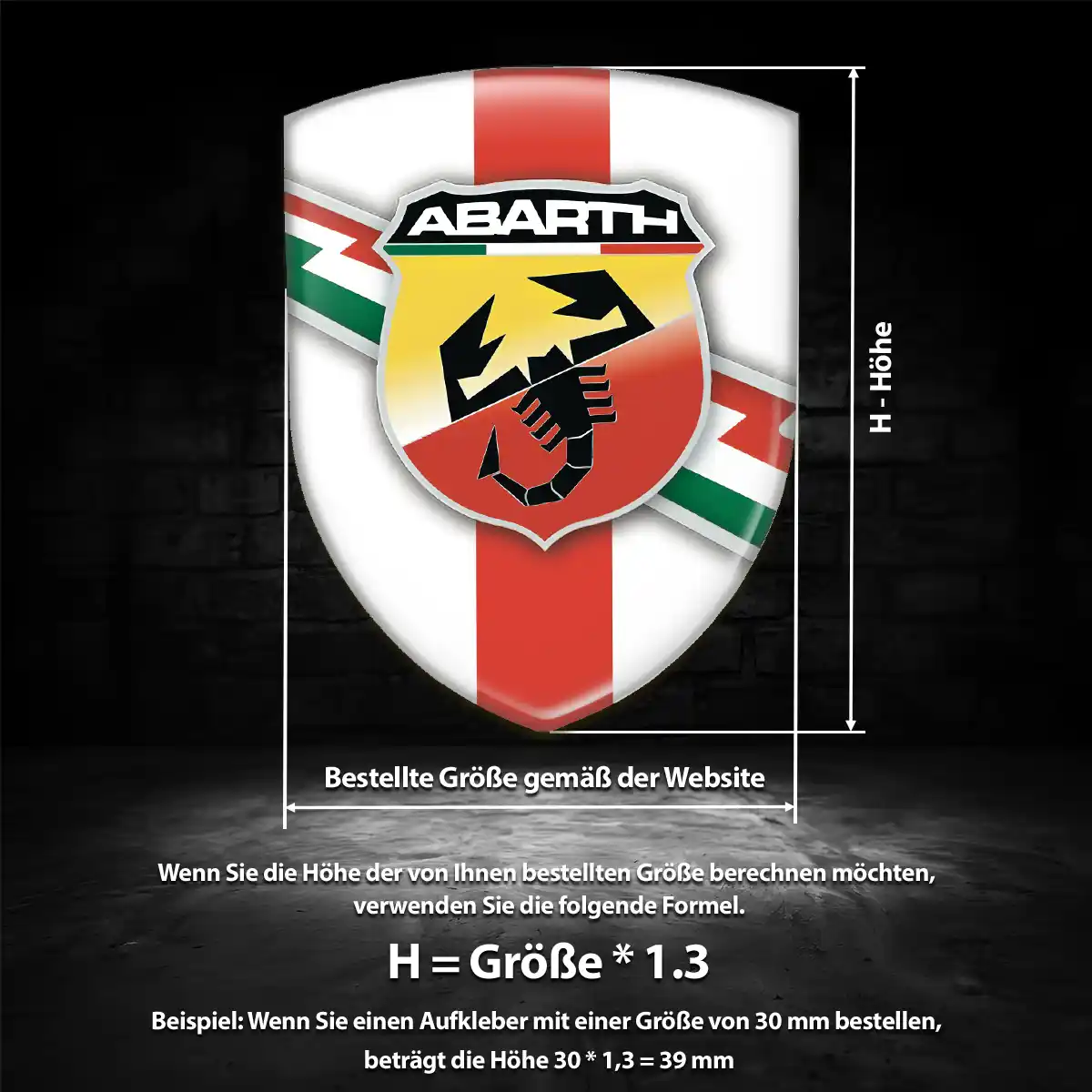Abarth Embleme Auto Anspruchsvolles Design