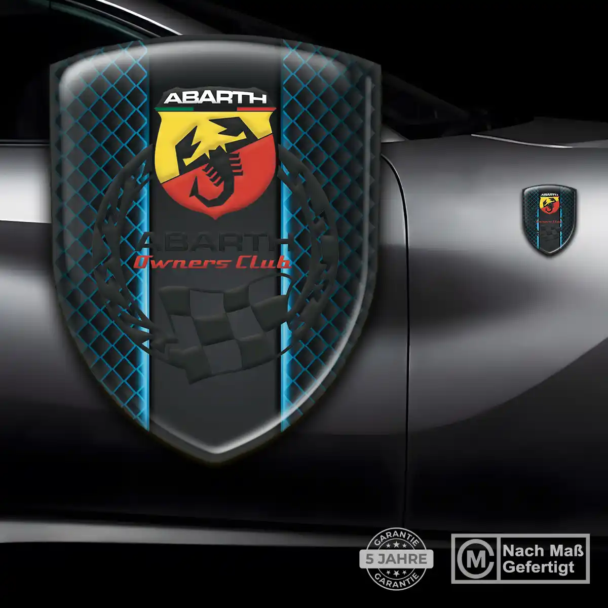Abarth Embleme Auto Ausdrucksstarkes Design