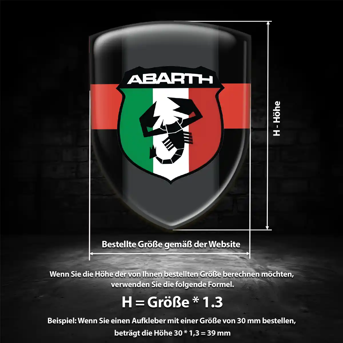 Abarth Embleme Auto Überzeugende Qualität