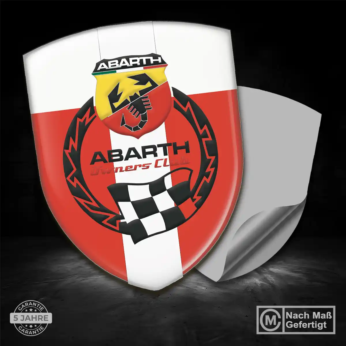 Abarth Embleme Auto Erstklassige Qualität