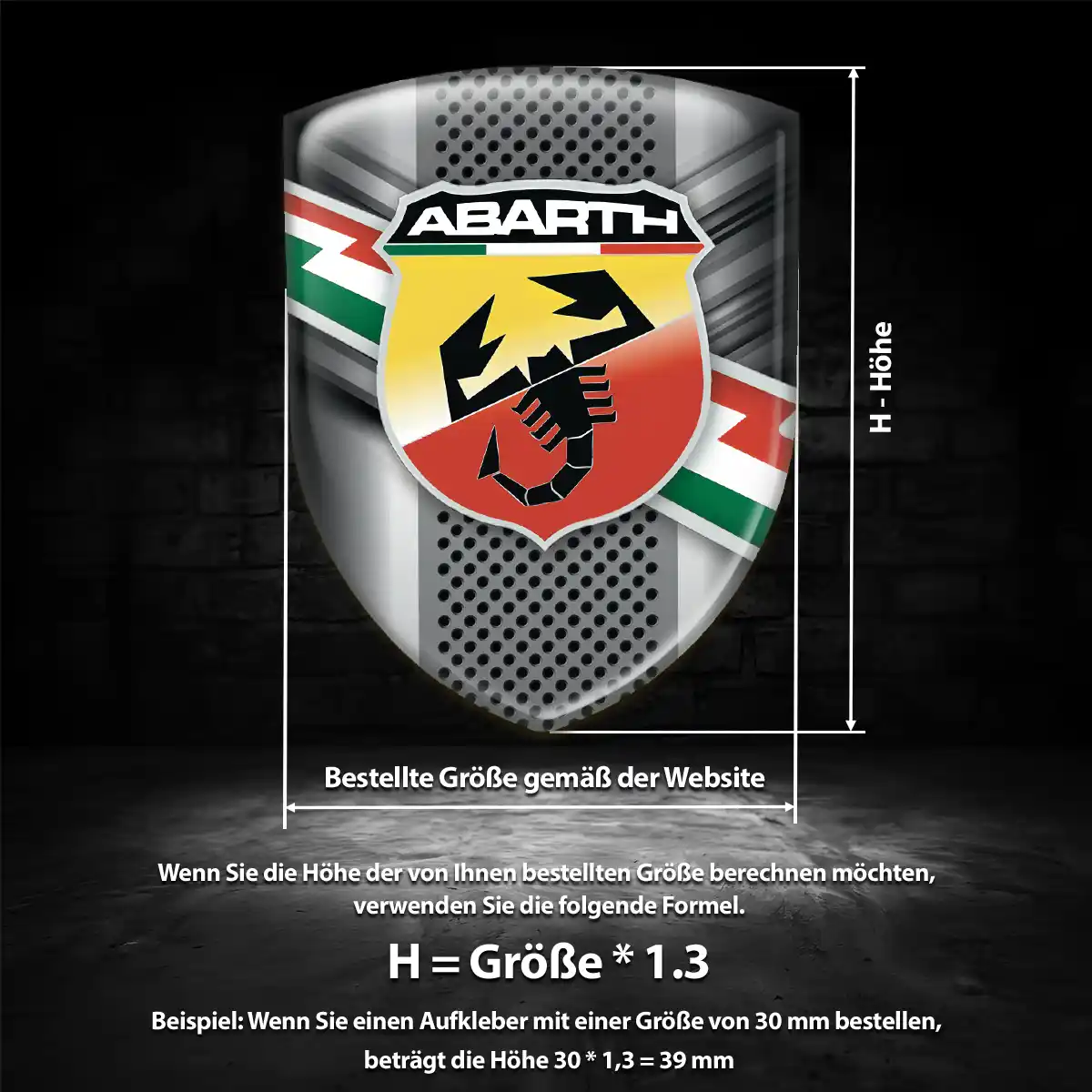 Abarth Embleme Auto Interieurdesign