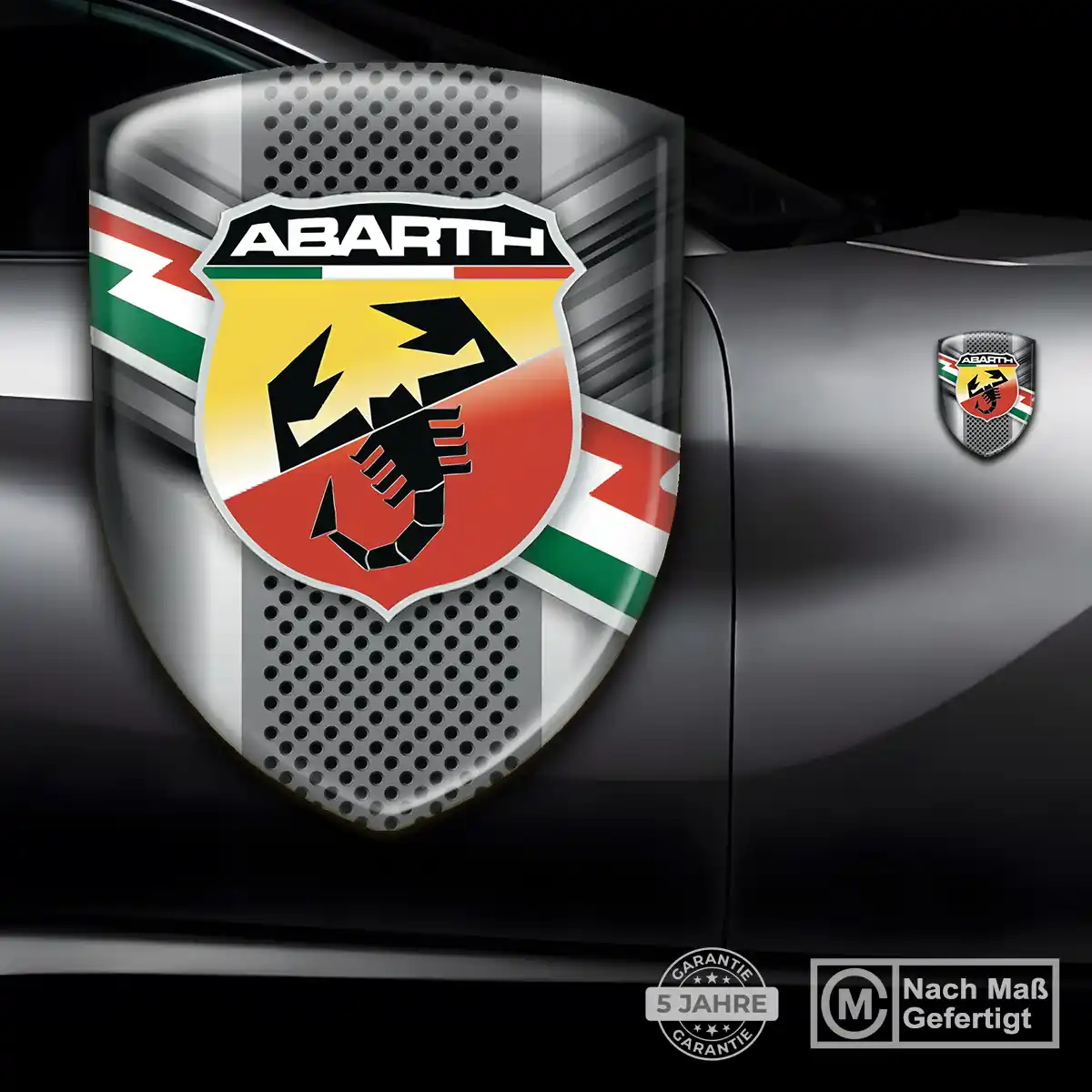 Abarth Embleme Auto Interieurdesign