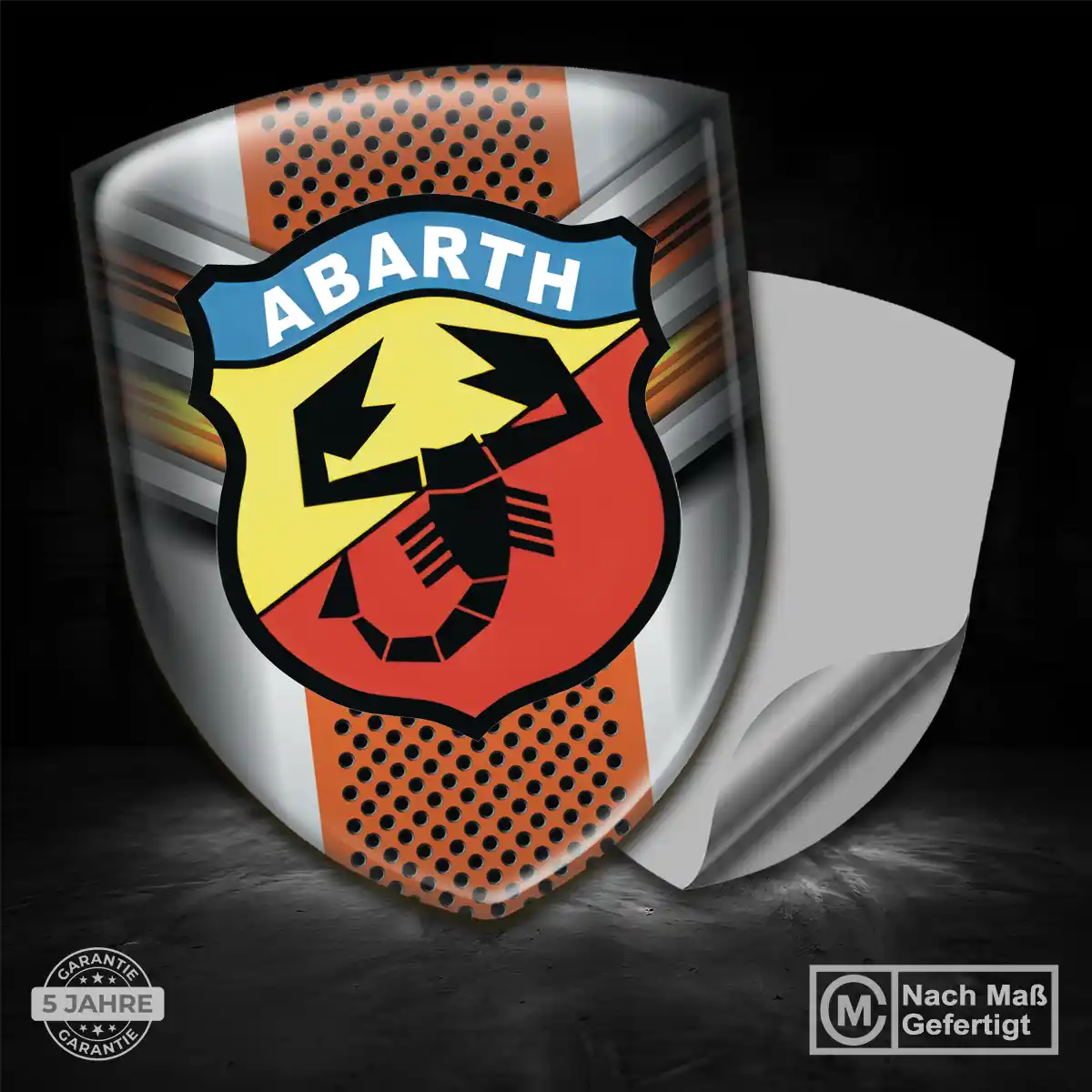 Abarth Embleme Auto Stilvolles Design