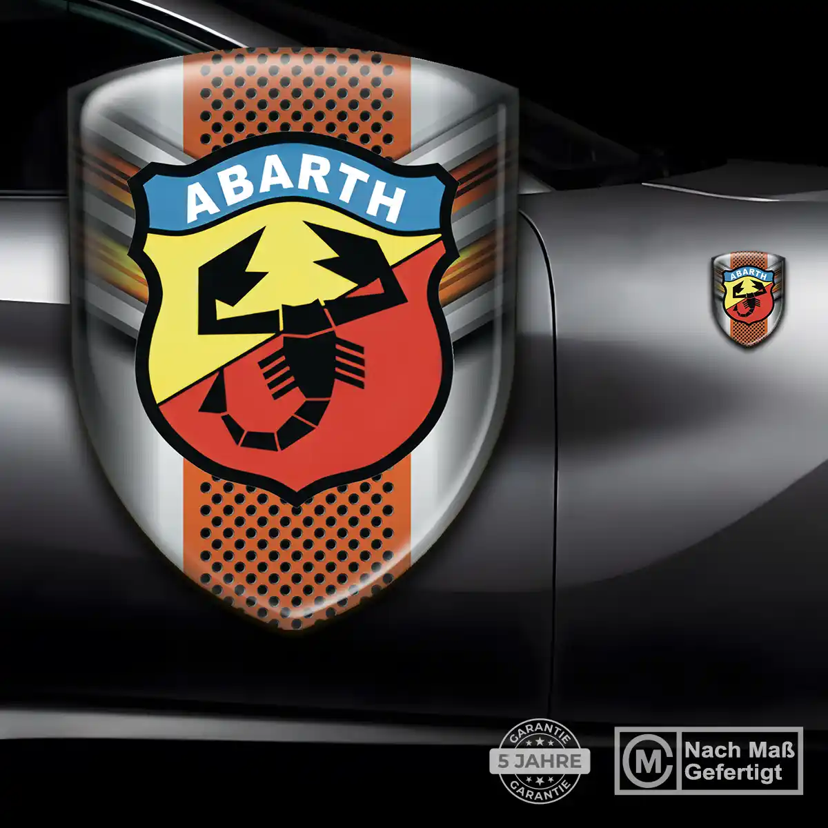 Abarth Embleme Auto Stilvolles Design