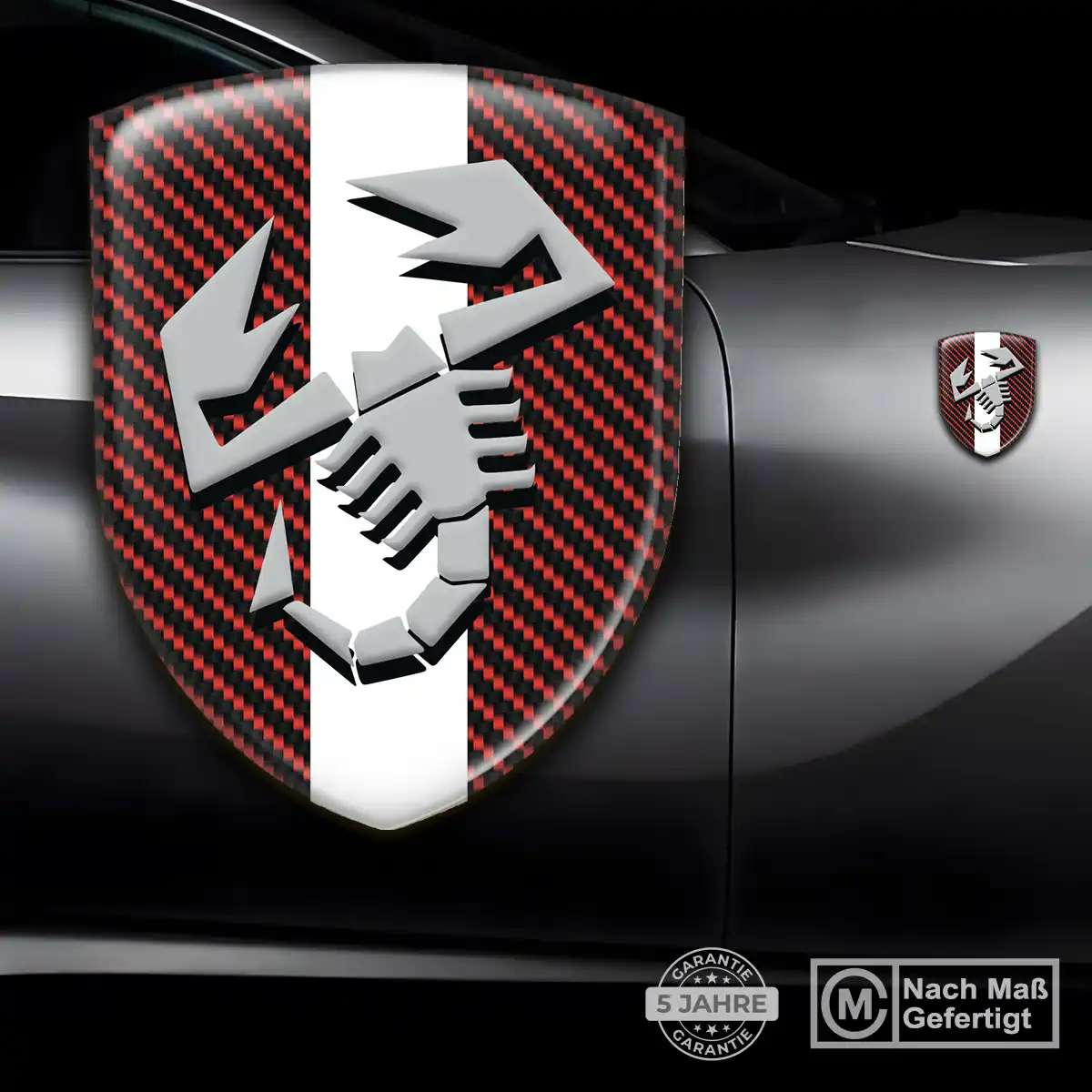Abarth Embleme Überzeugende Qualität