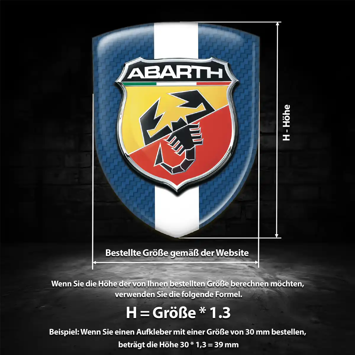 Abarth Embleme Edles Design