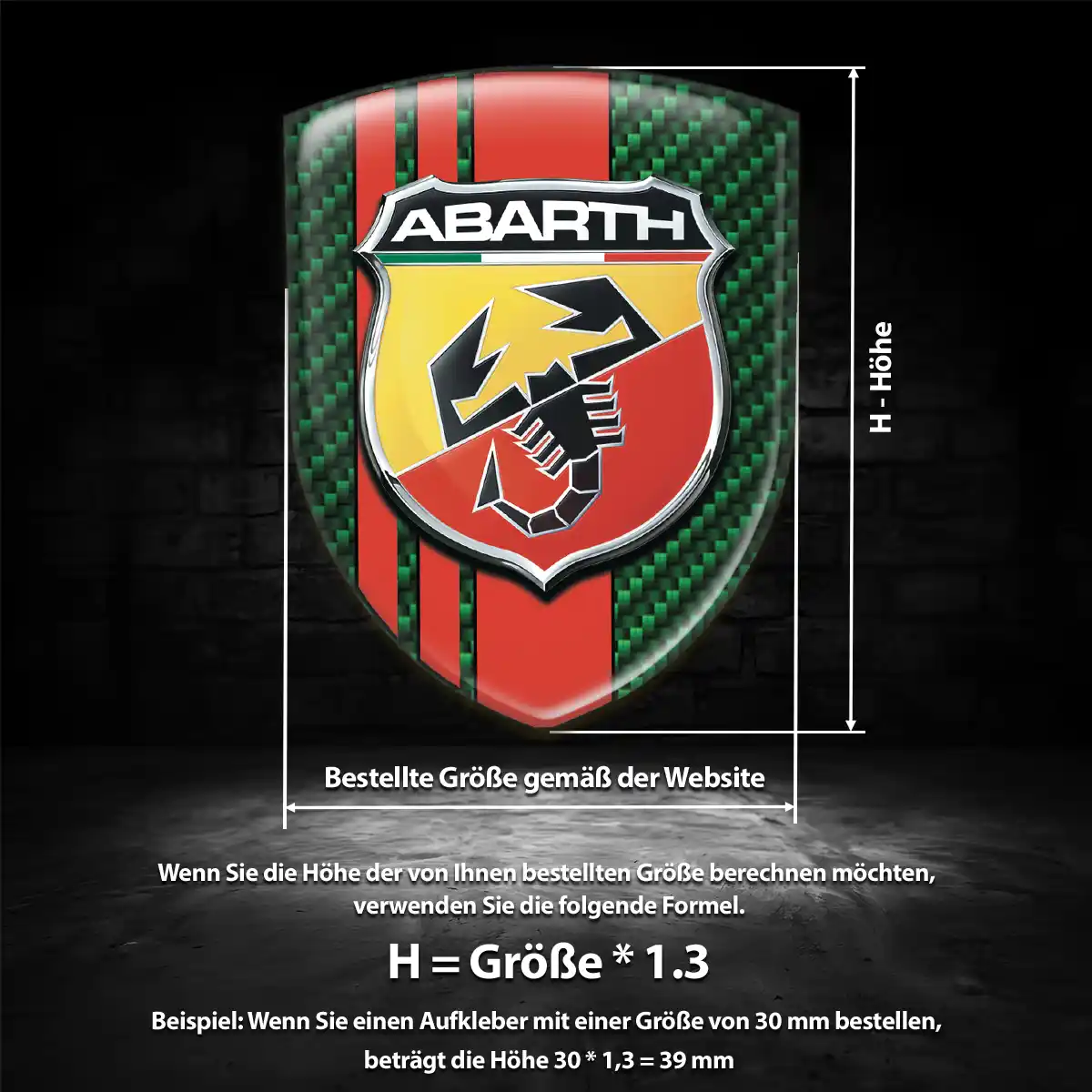 Abarth Embleme Elegantes Design