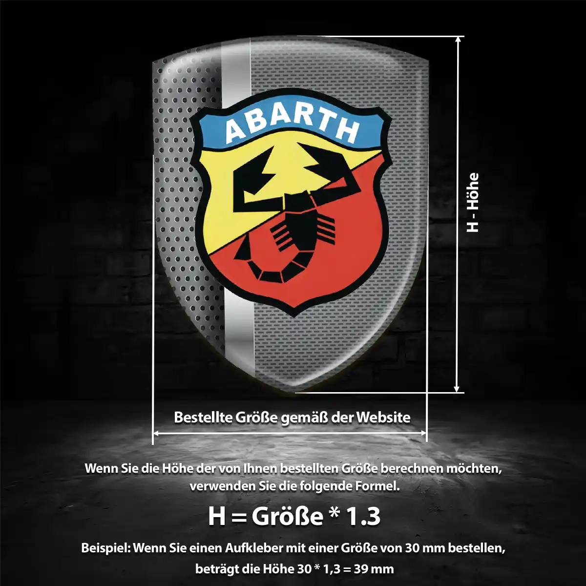 Abarth Embleme Erstklassige Qualität
