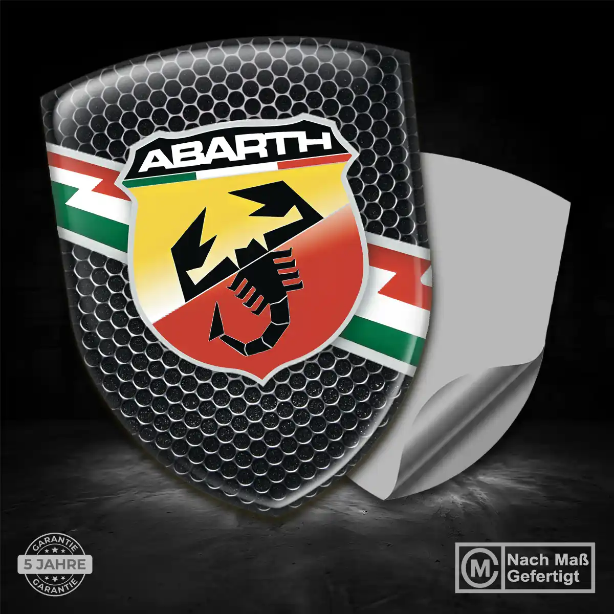 Abarth Embleme Hochwertiges Harz