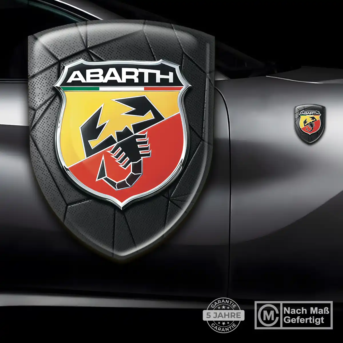 Abarth Embleme Premiumqualität