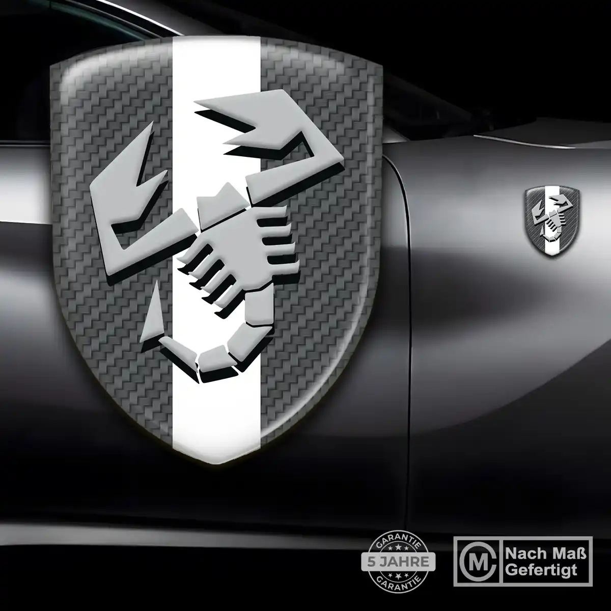Abarth Embleme Silikon Aufkleber Auto Modernes Design