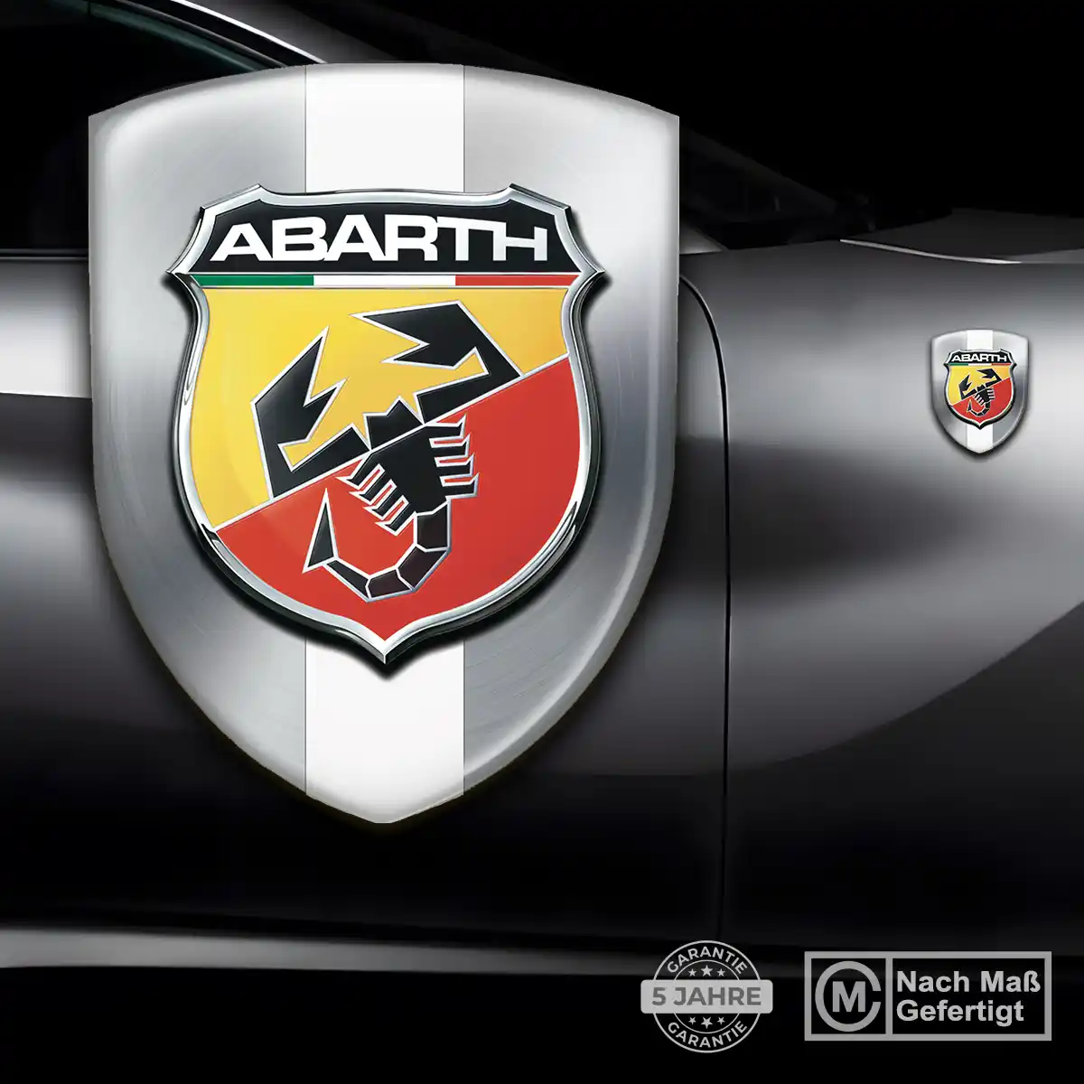 Abarth Embleme Silikon Aufkleber Interieurdesign