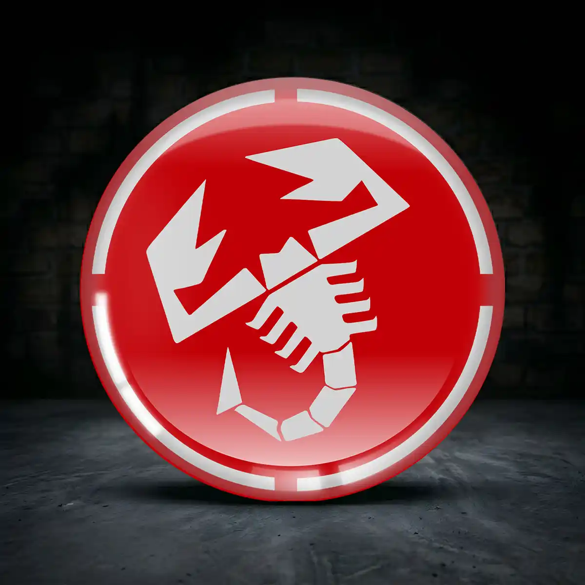 Abarth Embleme Silikon Aufkleber Stilvolles Design