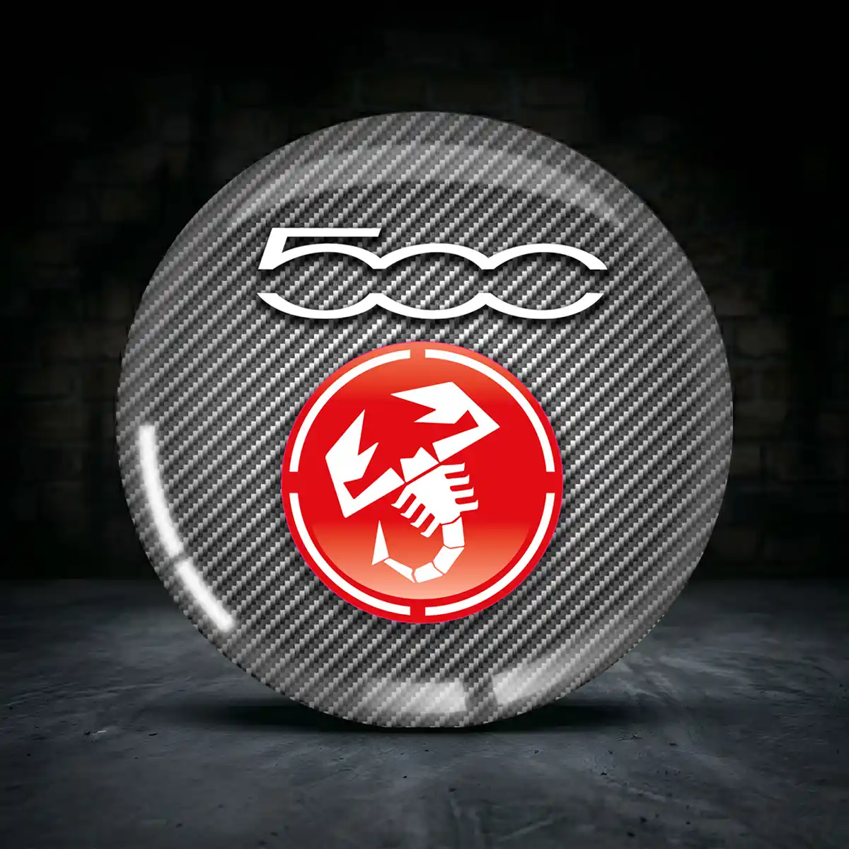 Abarth Epoxidharz Embleme Limitierte Auflage