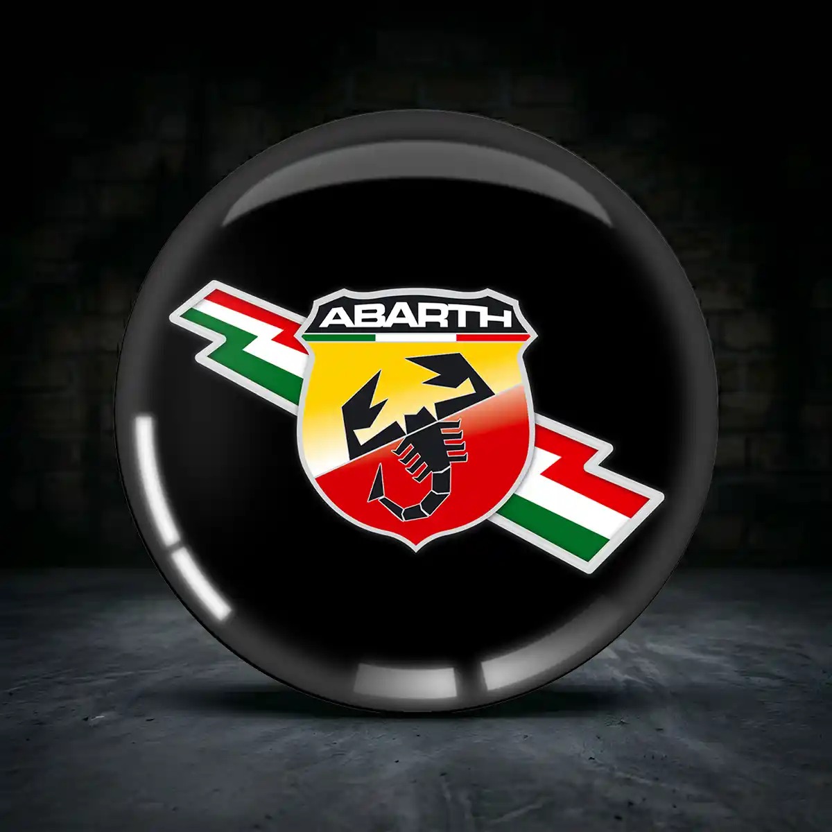 Abarth Epoxidharz Embleme Premium-Edition