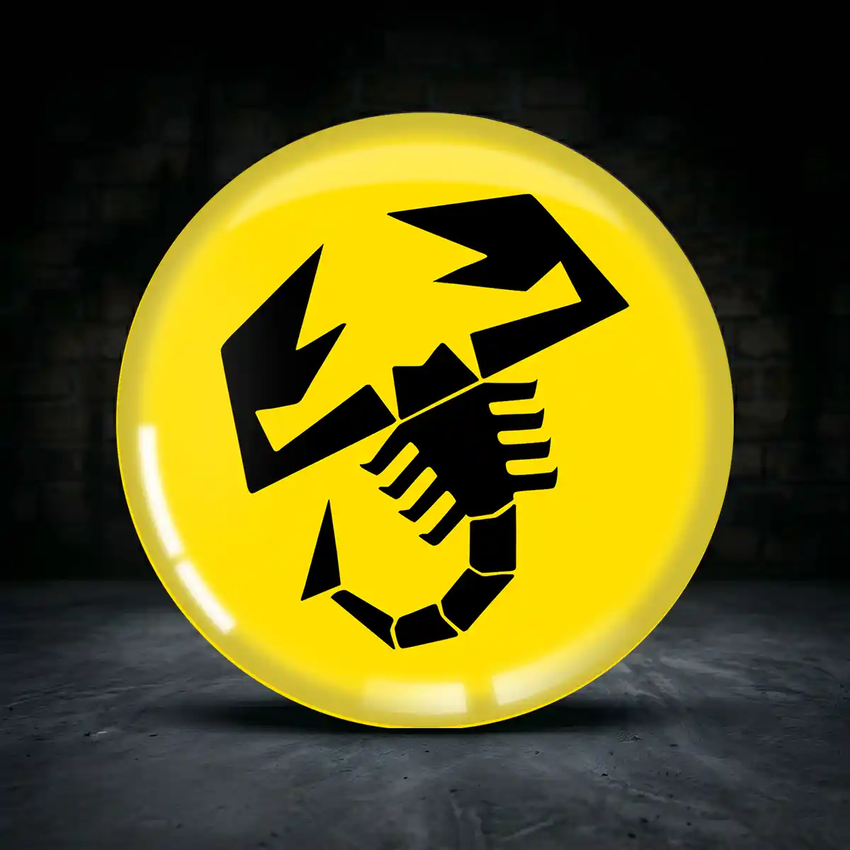 Abarth Epoxidharz Embleme Premiumqualität