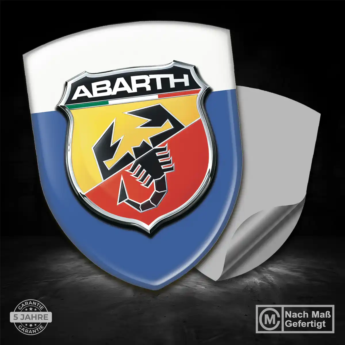 Abarth Silikon Aufkleber Ausdrucksstarkes Design