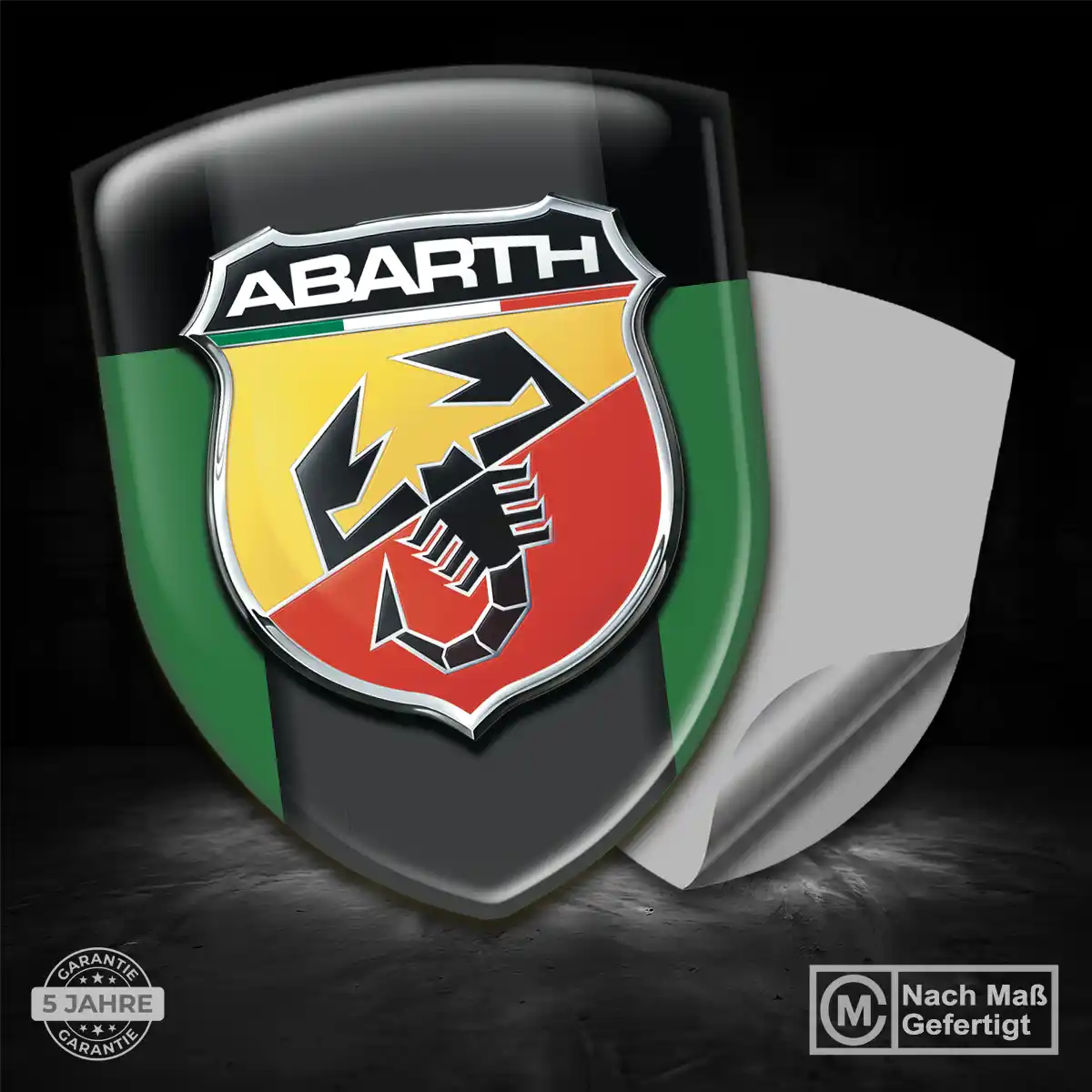 Abarth Silikon Aufkleber Auto Erstklassige Qualität