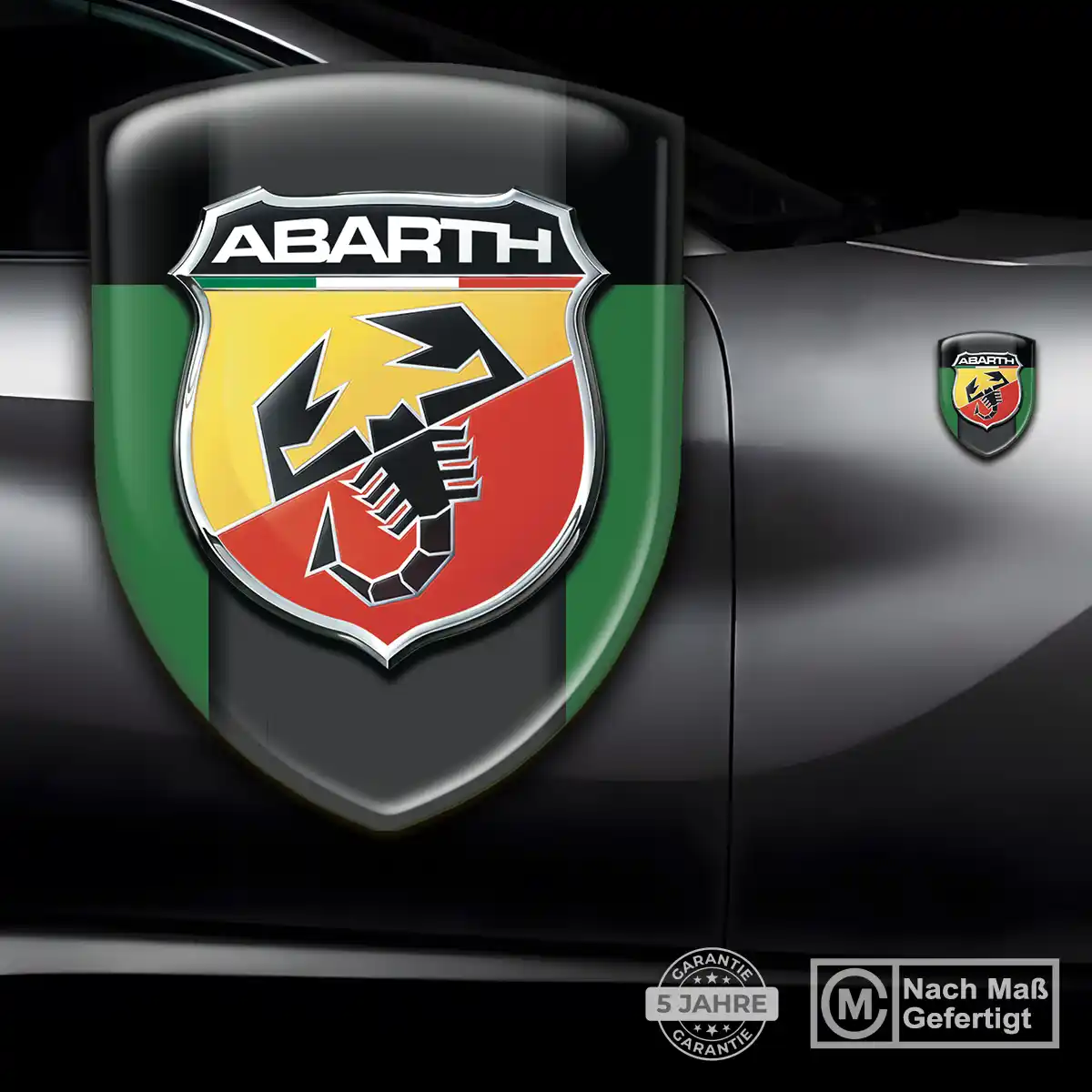 Abarth Silikon Aufkleber Auto Erstklassige Qualität