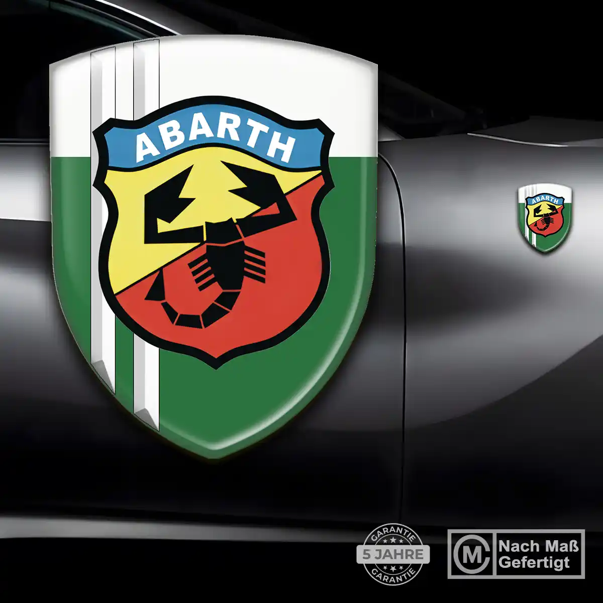 Abarth Silikon Aufkleber Auto Limitierte Auflage