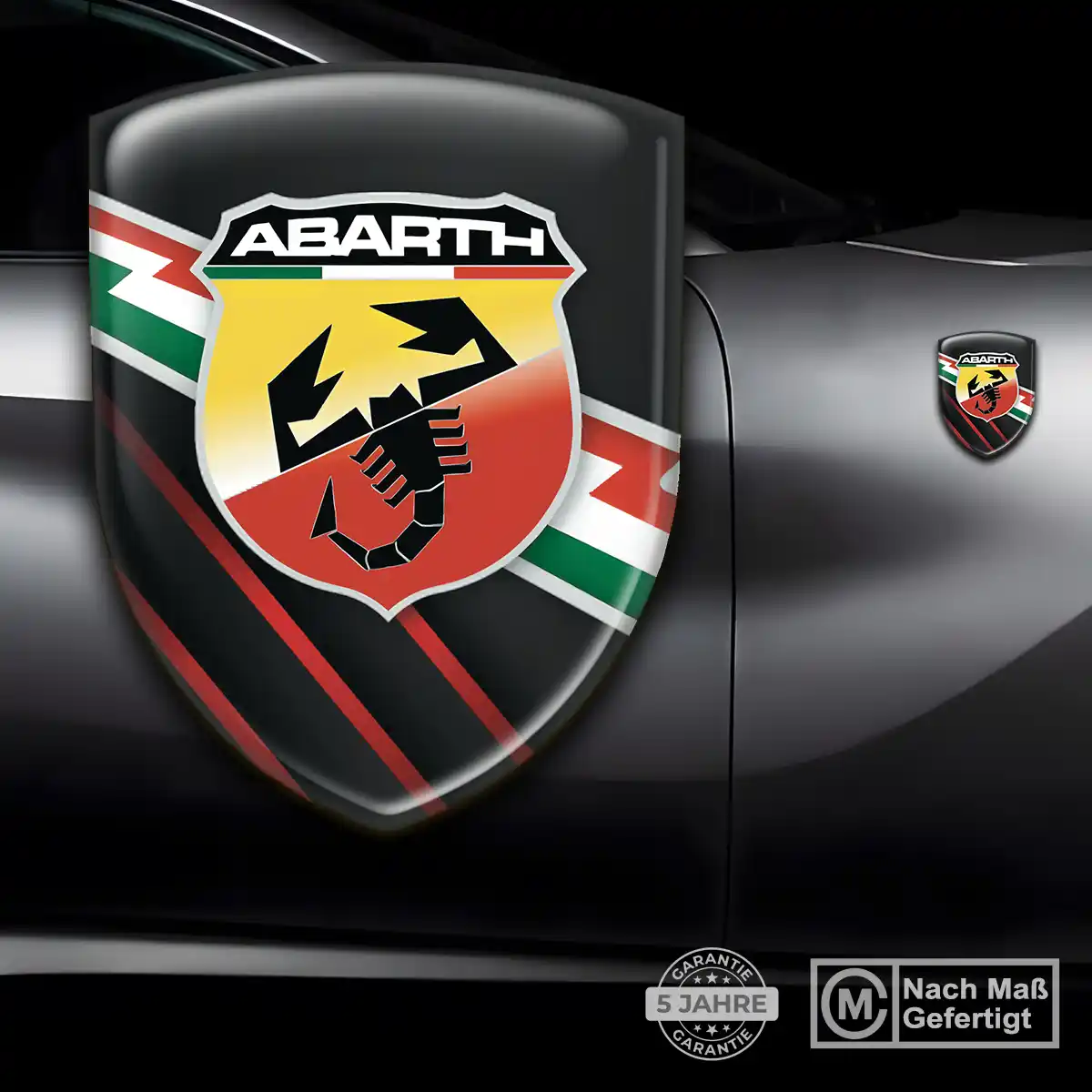 Abarth Silikon Aufkleber Auto Modernes Design
