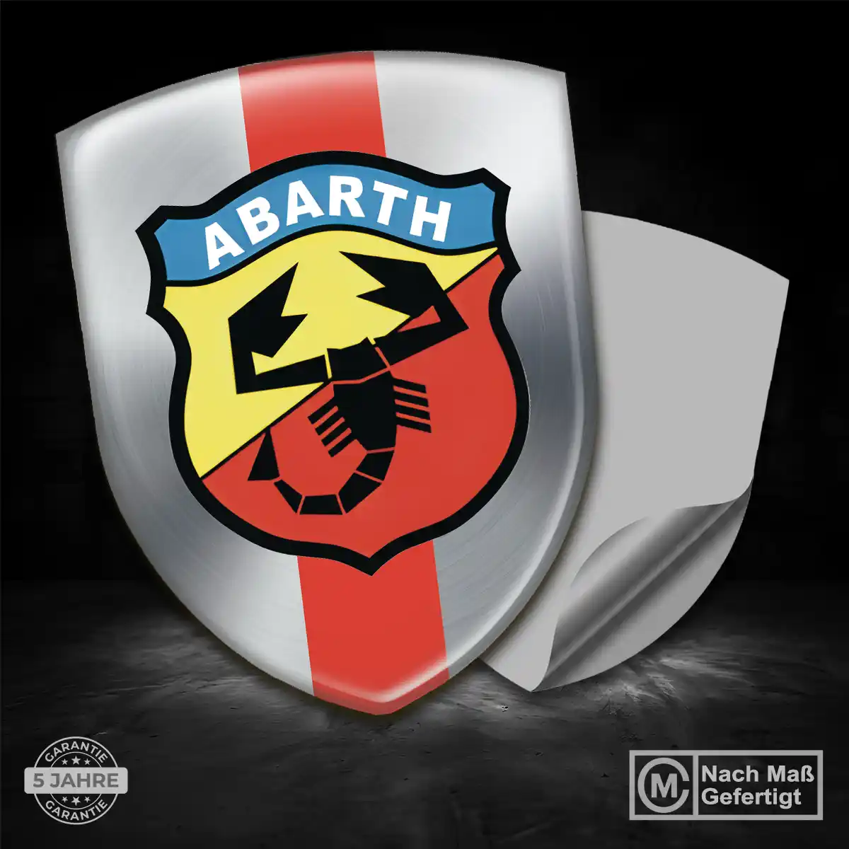 Abarth Silikon Aufkleber Überzeugende Qualität