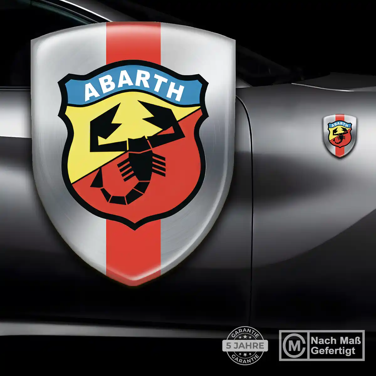 Abarth Silikon Aufkleber Überzeugende Qualität