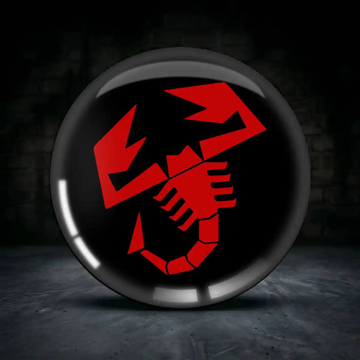 Abarth Silikon Aufkleber Embleme Hohe Qualität